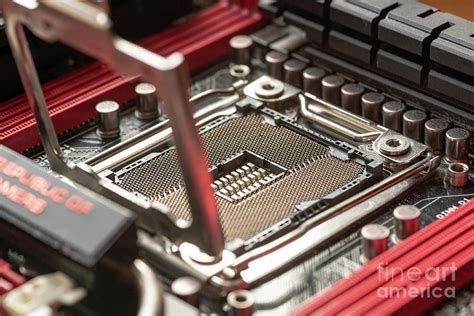 Cpu Socket In A Motherboard 8 Photograph By Filippo Carlot Pixels