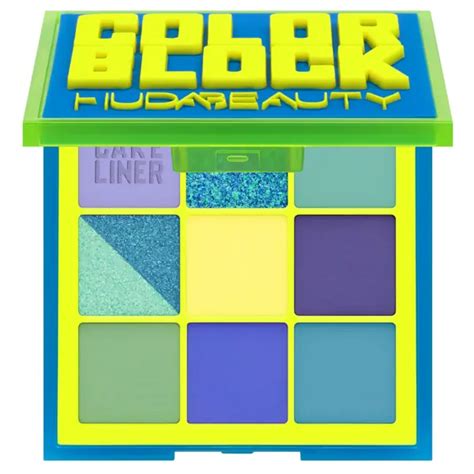 Huda Beauty Color Block Obsessions Eyeshadow Palette Blue And Green 75g Au Adore Beauty