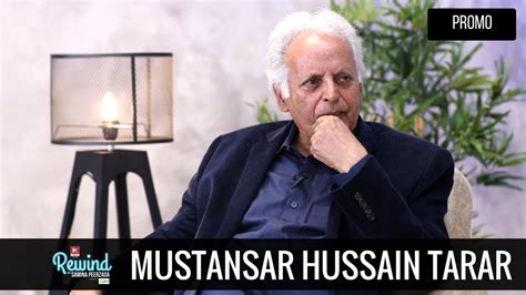 Mustansar Hussain Tarar On Rewind With Samina Peerzada Pakistani