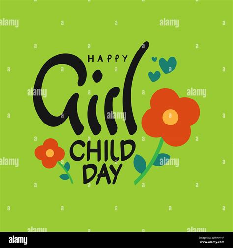 Design For Celebrating International Day Of The Girl Child October