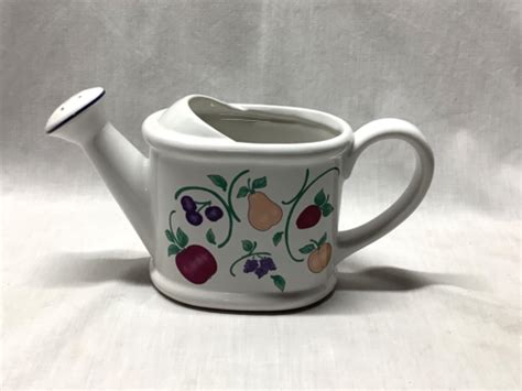 Princess House Exclusive Orchard Medley Watering Can Pitcher Ebay