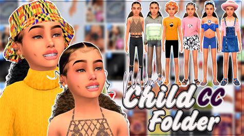The Sims 4 Child Cc Folder Sim And Cc Folder Download Youtube