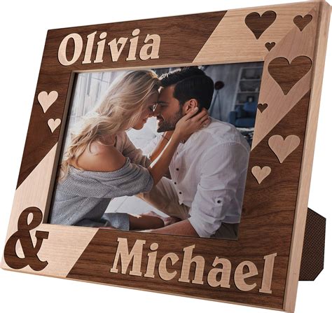Personalized Couple Picture Frame 4x6 Wedding Picture