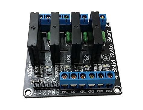 V Channel Solid State Relay High Low Level Trigger Ssr Module Board