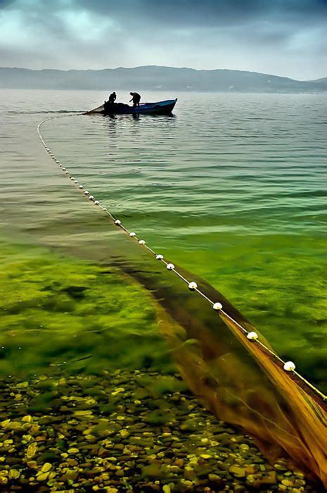 Fishermen At The Nicea Lake Turkey Photo By Okan Yilmaz With Pin It