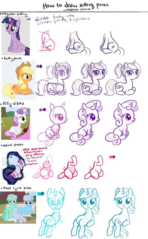 How To Draw Sitting Pony Dessin My Little Pony My Little Pony Comic