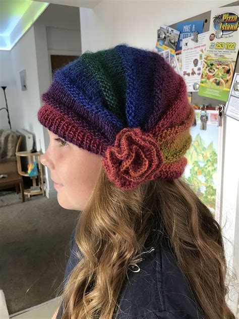 Rubys Hat Pattern By Caroline Spillane Hat Pattern Beanie Knitting