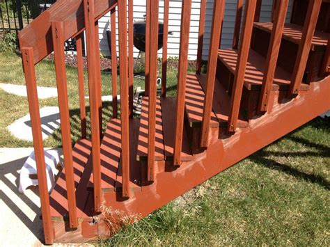 The stairs should be at least 36 inches wide. How To Build Deck Stair Railing | MyCoffeepot.Org