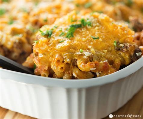 Meat With Macaroni And Cheese Beef Macaroni Casserole