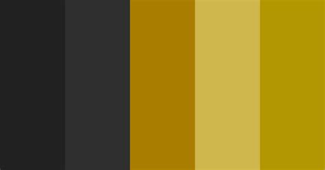 Black And Gold Color Scheme Black