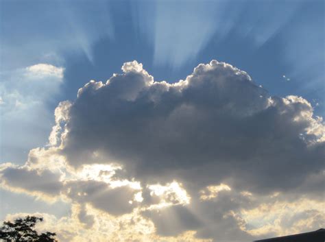 Free Images Sun Sunlight Atmosphere Daytime Cumulus Blue Sky