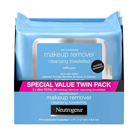 Neutrogena Makeup Remover Cleansing Face Wipes Daily Cleansing Facial