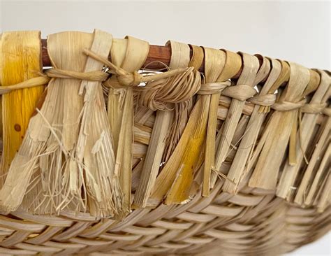 Vintage Hopi Sifter Basket Bowl Rustic Native American Handmade