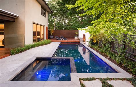 Camberwell Contemporary Swimming Pool And Hot Tub Melbourne By Cos Design Houzz Uk