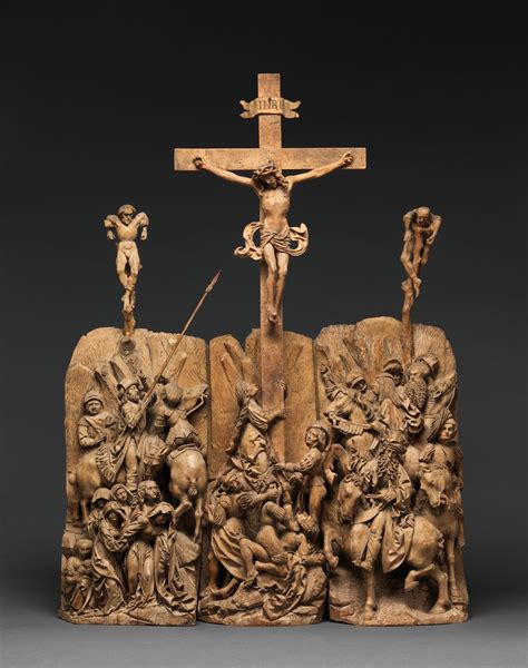 Attributed To An Associate Of Hans Wydytz I Crucifixion Group
