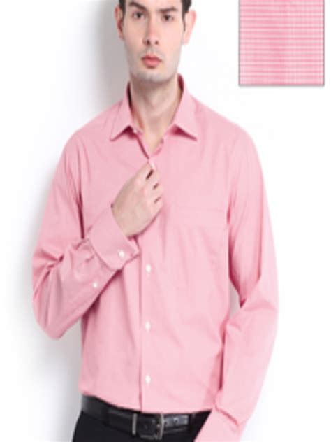 Buy Wills Lifestyle Men Pink Formal Shirt Shirts For Men 600146 Myntra