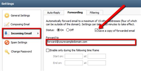 If the settings above do not work, please try using the alternate settings in the appendix of this guide. Set up Rackspace Email forwarding