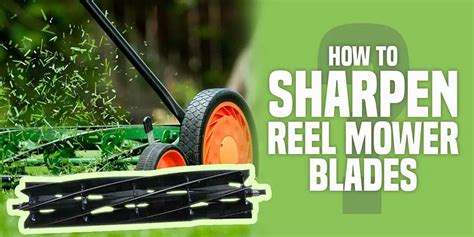 How To Sharpen Reel Mower Blades Bird And Feather