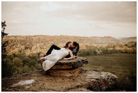 Kissing On Cliffs And Waterfall Frolics In This Epic Engagement Shoot Love Inc Mag In