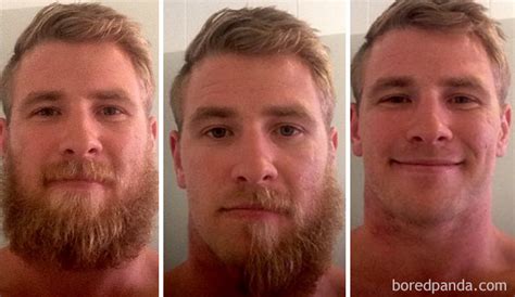 10 men before and after shaving that you won t believe are the same person