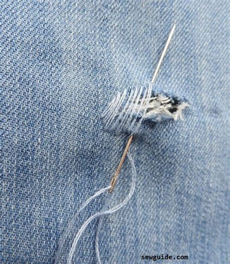 How To Fix Holes In Jeans 10 Ways To Repair Ripped And Torn Jeans Sew