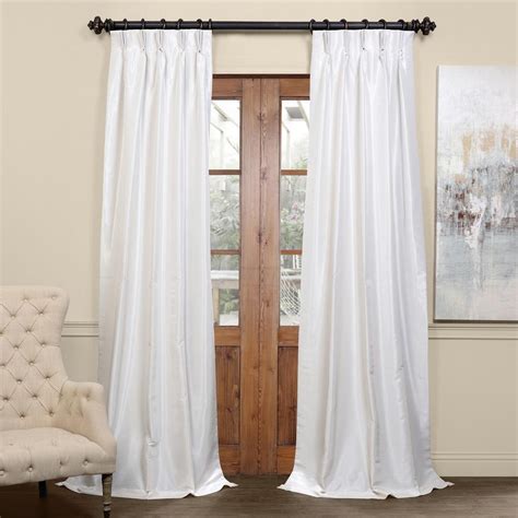 They're made of polyester and have a thick even though these blackout curtains are made of a faux linen material, shoppers say the textured fabric gives them the linen look without the cost. Exclusive Fabrics & Furnishings Off White Blackout Vintage ...