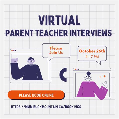 Virtual Parent Teacher Interviews Buck Mountain Central School