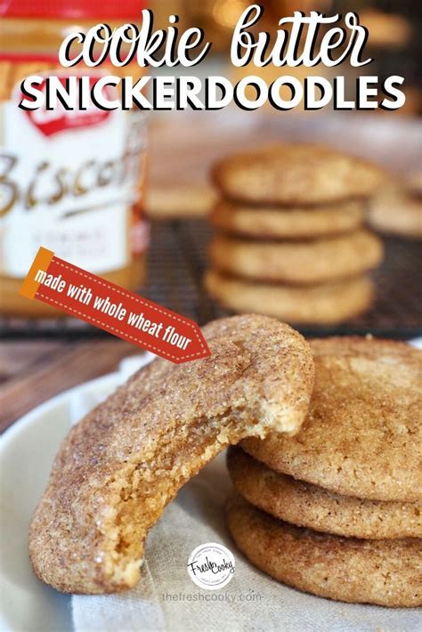 Healthier snickerdoodles.but don't take my word for it; Chewy Cookie Butter Snickerdoodles • The Fresh Cooky ...