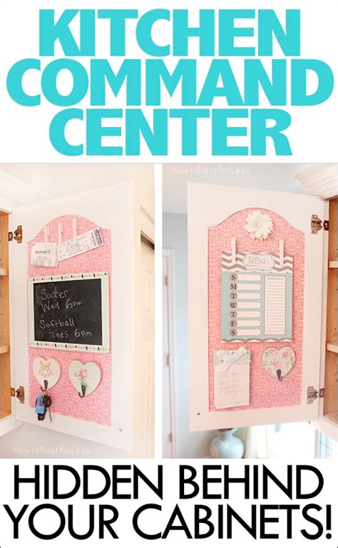 So when we renovated our kitchen last year (see the before and after of our kitchen remodel {here} if you missed it), instead of rehanging the large. Kitchen Command Center - How to Nest for Less™