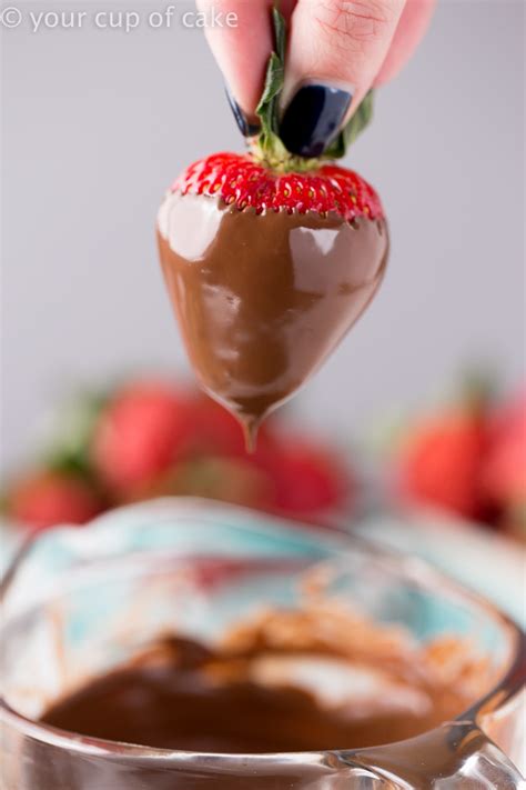 Secrets To Making Perfect Chocolate Covered Strawberries Your Cup Of Cake