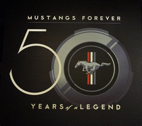 50th Anniversary Mustang Logo