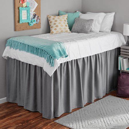 Cover your storage a 36 long bed skirt! Home | Dorm bedding, Dorm bed skirts, Bed
