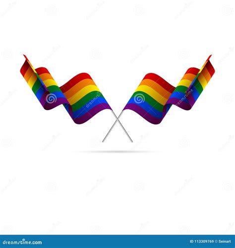 Lgbt Flags Rainbow Flag Vector Illustration Stock Illustration