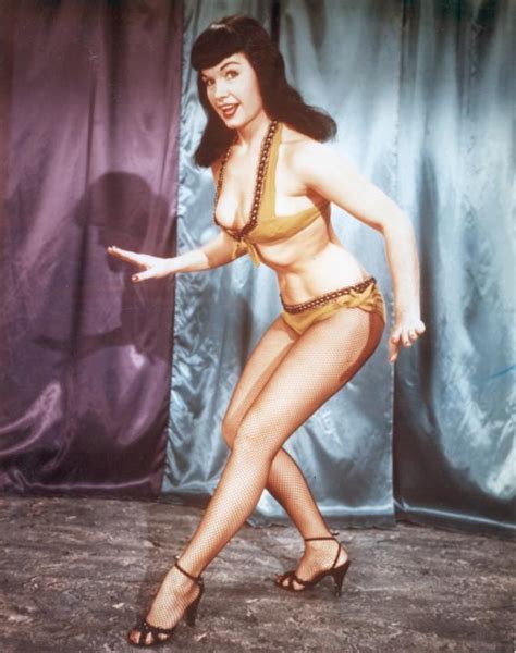 Bettie Page 13 Of The 1950s Most Iconic Hairstyles Popsugar Beauty