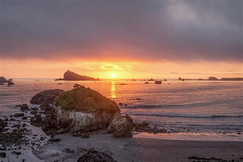 Pebble Beach Sunset 1 Photograph By Joseph S Giacalone Fine Art America