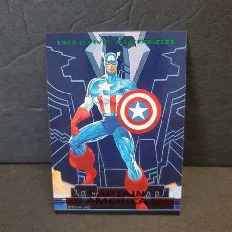 Mavin 1993 Marvel Masterpieces Captain America