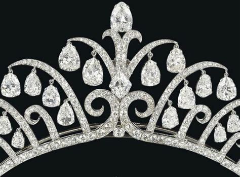 Amazing Art Deco Tiara By Cartier Diamonds In The Library