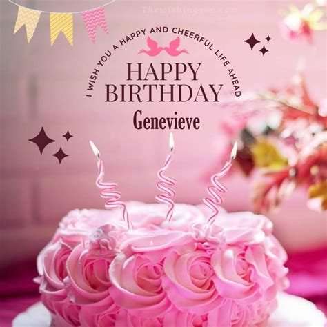 100 Hd Happy Birthday Genevieve Cake Images And Shayari