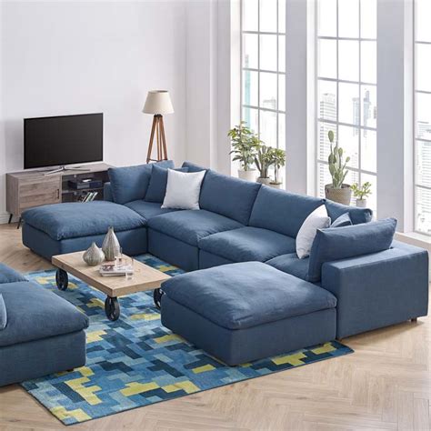 Check out our range of sofa suites to find the seating solution that's right for your space, your look and how you like to lounge around. Commix Down Filled Overstuffed 6pc Sectional Sofa ...