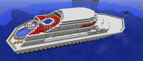 The Majestic Cruise Ship Great Schematic Minecraft Project