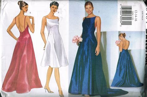 Backless Prom Dress Sewing Pattern Nellynaveera