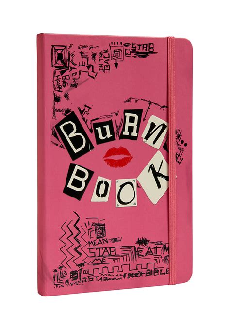 Mean Girls The Burn Book Hardcover Ruled Journal Insight Editions