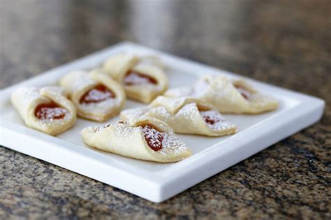 Kolache Cookies With Cream Cheese Pastry And Jam Filling