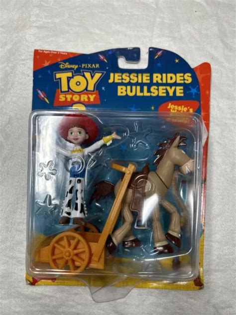 Disney Pixar Toy Story 2 Jessie Rides Bullseye Figure Cowgirl Wagon Set 2000 1200 Picclick