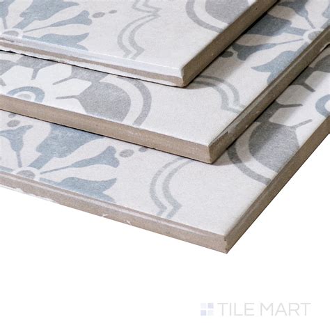 Hampton 15 Porcelain Decorative Field Tile 6x6 Bridgeham Matte Tilemart