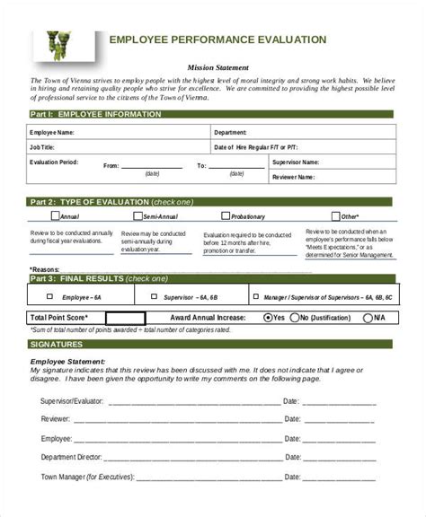 2022 Employee Evaluation Form Fillable Printable Pdf Forms Handypdf