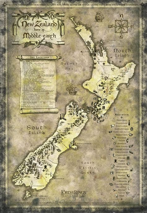 Lord Of The Rings Map Collection