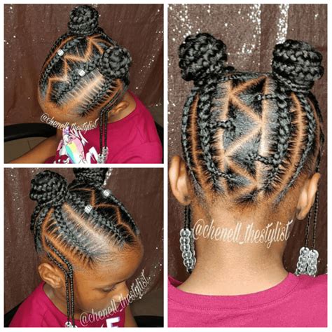 Finding easy hairstyles will not only make your life easier, but will give you an edge to your overall look. Cute Cornrows with Ponytail Hairstyle for Kids ...