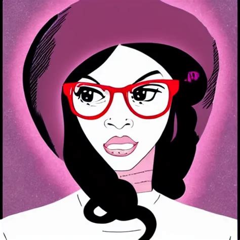 Nerdy Black Girl Comic Book Style Stable Diffusion Openart