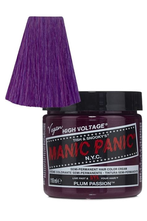 Manic Panic Hair Dye Plum Passion Classic Cream Formula
